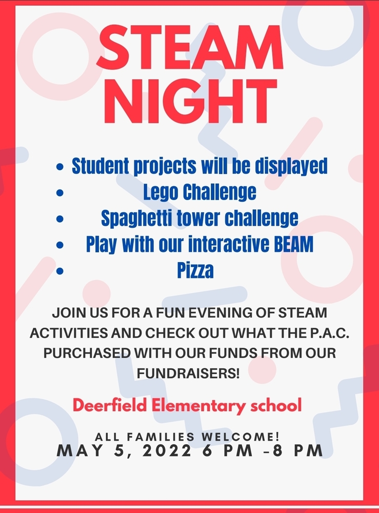 Join us for DES Family STEAM Night!  