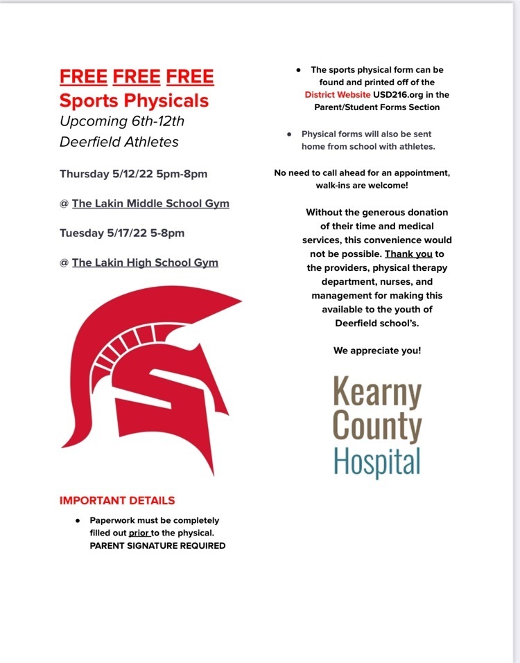 FREE PHYSICALS